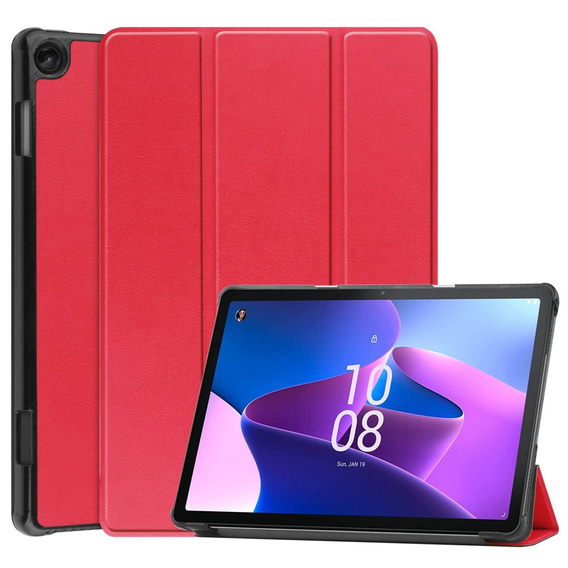 Husă pentru Lenovo Tab M10 10.1 Gen 3, Smartcase, roșu