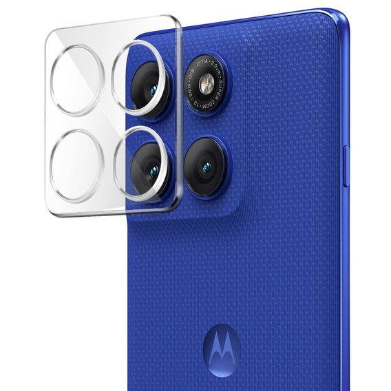 Sticlă temperată pentru camera foto pentru Motorola Edge 60 Pro, transparentă