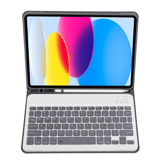 Carcasă + tastatură iPad 10.9 2022 10 Gen, Pen Slot, violet