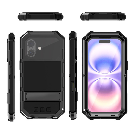 Carcasă blindată R-JUST cu suport pentru iPhone 17
