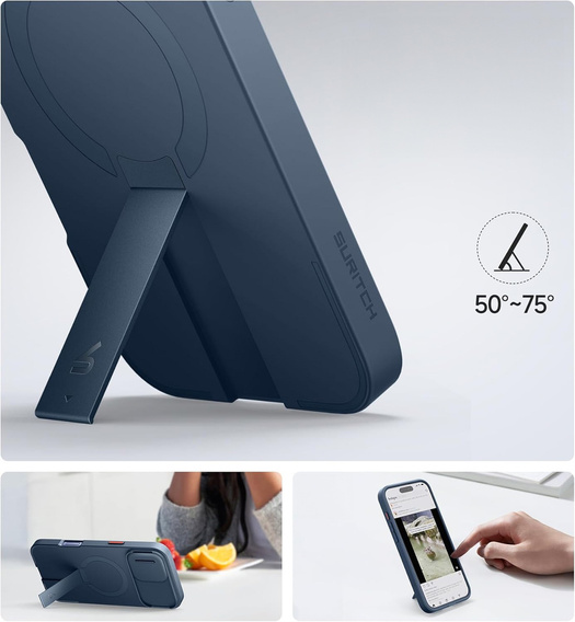 Husă pentru iPhone 12 / 12 Pro, Suritch Shockproof, pentru MagSafe, negru