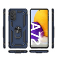 Husă blindată pentru Samsung Galaxy A72 5G, Nox Case Ring, albastru