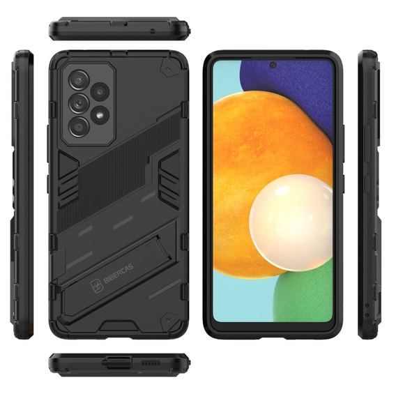 Husa pentru Samsung Galaxy A53 5G, Military kickstand, albastru