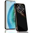 Husă pentru Honor Magic 6 Lite 5G, Glamour CamShield, negru