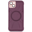 Husă pentru iPhone 15, ERBORD Armor Mag, maroon