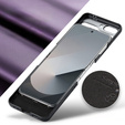 Husă pentru Samsung Galaxy Z Flip7 FE / Z Flip6, CASEME Litchi Leather, violet