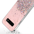 Huse pentru Samsung Galaxy S10 Plus, Glittery, roz