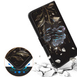 Cu clapetă pentru Infinix Hot 40i, Wallet, Rose negru