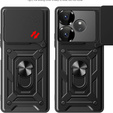 Husă blindată pentru Realme GT 6 / 6T, CamShield Slide, negru