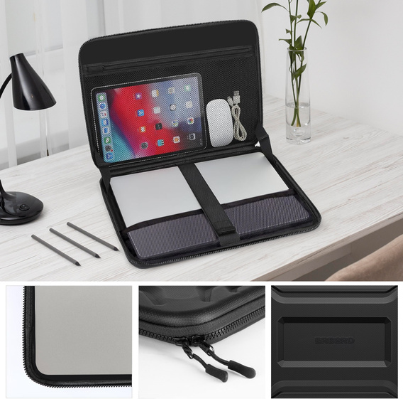 ERBORD Husă de protecție Hard Shell pentru laptop de 14 inchi