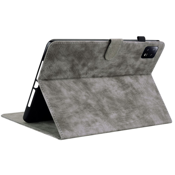 Huse pentru Xiaomi Pad 6, Wallet Pen Slot, gri