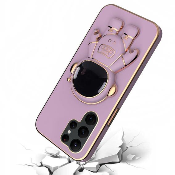 Huse pentru Samsung Galaxy S23 Ultra, Astronaut, violet
