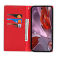 Cu clapetă pentru Google Pixel 9A, Litchi Skin Grain, negru