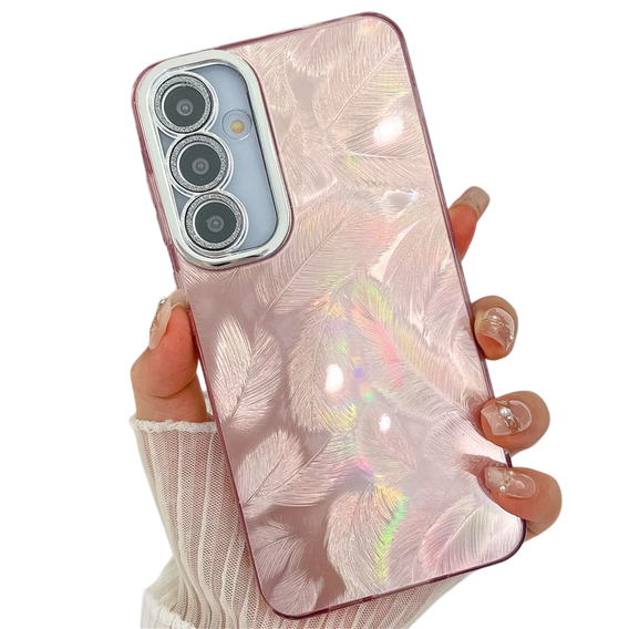Carcasa pentru Samsung Galaxy A36 5G / A56 5G, Feather, roz