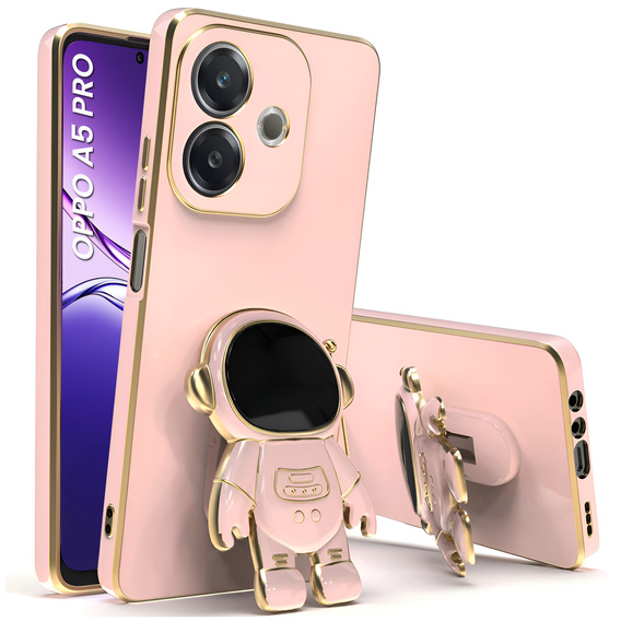 Huse pentru Oppo A5 Pro 5G, Astronaut, roz