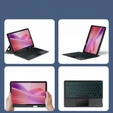 Carcasă + tastatură Lenovo Tab Plus, negru