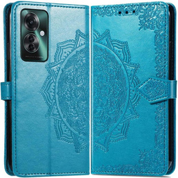 Cu clapetă pentru Oppo Reno 11F 5G, Mandala, albastru