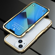 Husa LUPHIE pentru iPhone 13, Armor Bumper, de aur