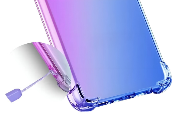 Husa pentru Honor 400 Lite, Gradient Dropproof, Violet / albastru