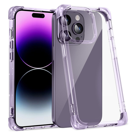 Husă pentru iPhone 14 Pro Max, ERBORD CornerShield, violet