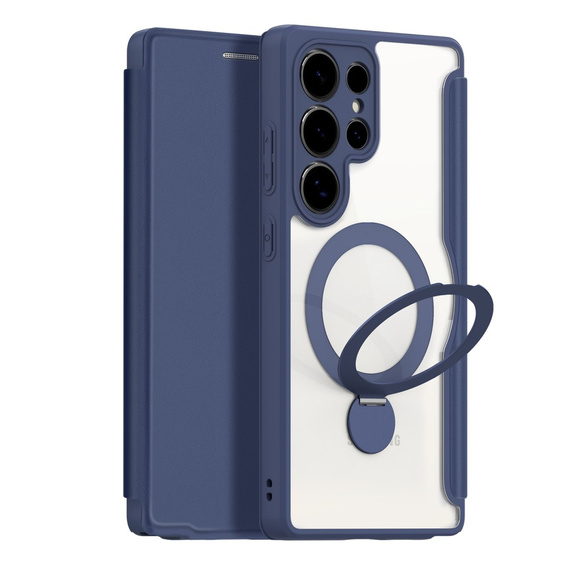 Dux Ducis Huse pentru Samsung Galaxy S25 Ultra, Skin X Pro, MagSafe, albastru închis