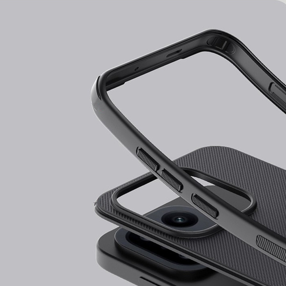 Husă NILLKIN Super Frosted Shield pentru OnePlus 15 5G, negru