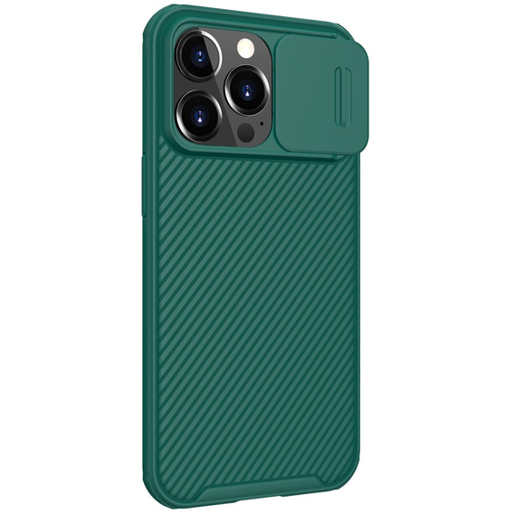 Carcasă blindată Nillkin pentru iPhone 13 Pro, CamShield Pro, albastru