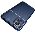 Huse pentru Xiaomi Redmi Note 11 / 11S, Carbon Gel, albastru închis