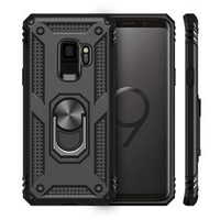 Husă blindată pentru Samsung Galaxy S9, Nox Case Ring, negru