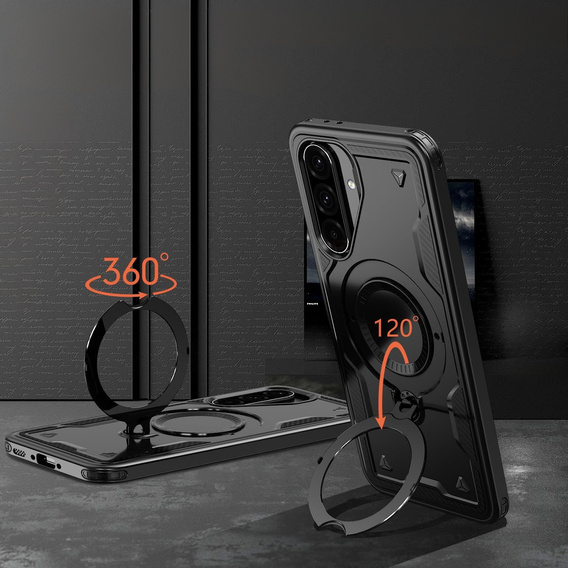 Carcasă pentru Samsung Galaxy A56, Military MagSafe, negru