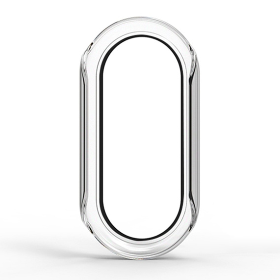 Carcasă 2in1 + sticlă călită pentru Xiaomi Smart Band 10 / 9 / 8, negru