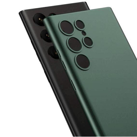 Huse pentru Samsung Galaxy S24 Ultra, GKK Slim CamShield, verde