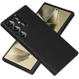 Husă din piele pentru Samsung Galaxy S24 Ultra, ERBORD LeatherGuard MagSafe, negru