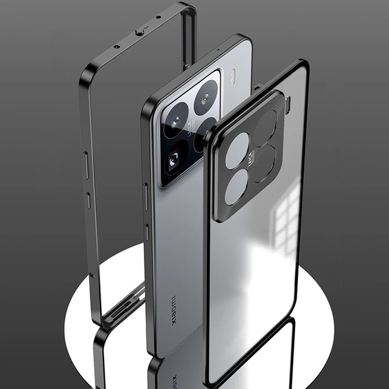 Carcasă pentru Xiaomi 15, Frame Case, negru