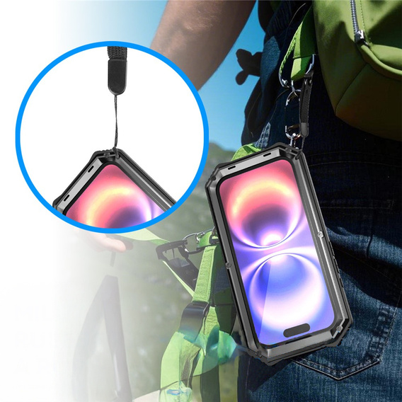 Carcasă blindată R-JUST cu suport pentru iPhone 17