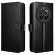 Cu clapetă pentru Realme 12 Pro 5G / 12 Pro+ 5G, Crazy Horse Wallet, negru