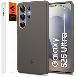 Carcasă Spigen pentru Samsung Galaxy S25 Ultra, Nano Pop MagSafe, gri + sticlă temperată 9H