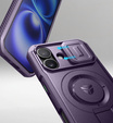 Carcasă blindată pentru iPhone 16, Dexnor CamProtect MagSafe, violet