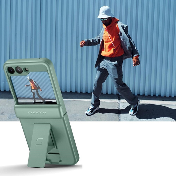 Huse pentru Samsung Galaxy Z Flip 5, Suritch Full Body, verde