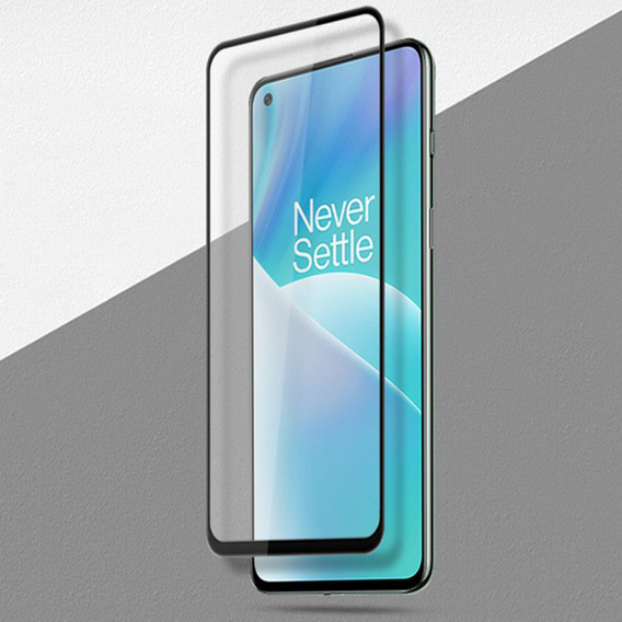 Mocolo Full Glue sticlă călită pentru OnePlus Nord 2T 5G, cadru negru