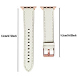 Curea din piele pentru Apple Watch 1/2/3/4/4/5/6/6/7/8/SE/Ultra 42/44/45/49mm, negru