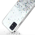 Huse pentru Samsung Galaxy A71 5G, Glittery, transparentă