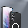 Carcasă de protecție pentru camera foto pentru Samsung Galaxy S20 FE, CamShield MagSafe, transparent / negru