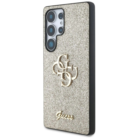 Husă GUESS Fixed Glitter Big 4G Logo pentru Samsung Galaxy S25 Ultra