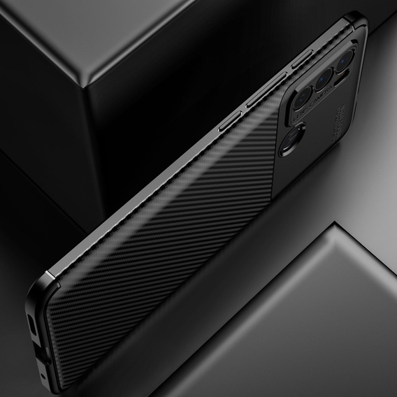 Huse pentru Motorola Moto G60, Carbon Gel, negru