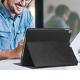 Husă pentru iPad 10.2 2021 / 2020 / 2019, Business Card and Pen Slot, negru