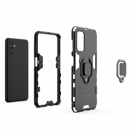 Huse pentru Samsung Galaxy A04S / A13 5G, Kickstand Ring, negru