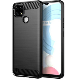 Huse pentru Realme C21Y / C25Y, Carbon, negru