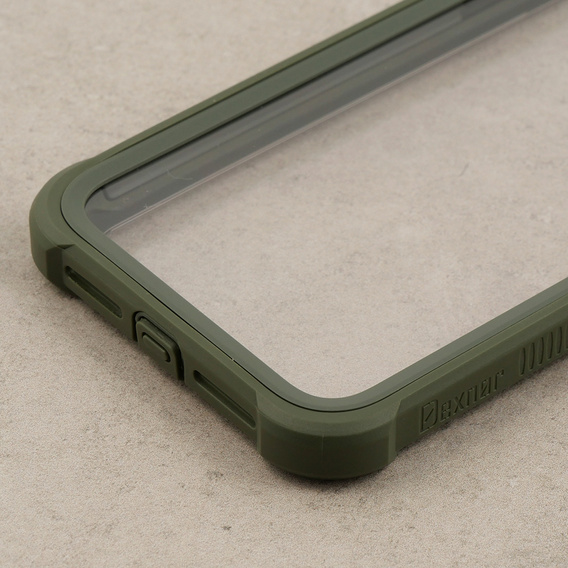 Huse pentru iPhone 11, Dexnor Full Body Rugged, transparent / verde