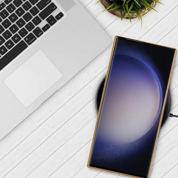 Huse pentru Samsung Galaxy S23 Ultra, MagSafe Hybrid, de aur